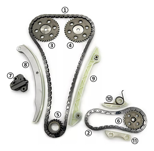 Kit Cadena De Tiempo Ranger 01-08 2.3l Dohc