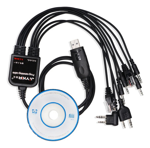 Cable De Programación Usb 8 En 1 Para Kenwood Axu4100 Yae