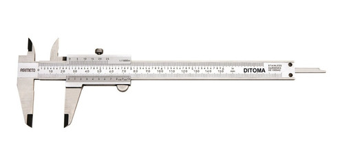 Calibre Mecanico 0-150mm, Lectura:0,05 Asimeto 341-06-0