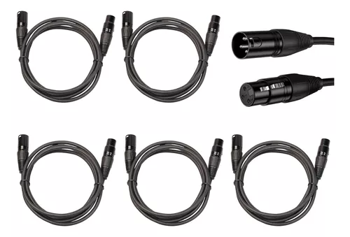 Cable XLR Black 5 Metros - Importaciones Arturia