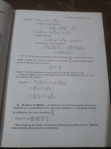 Imagen 5 de 10 de Libro Álgebra Y Geometría Rodriguez Vidal