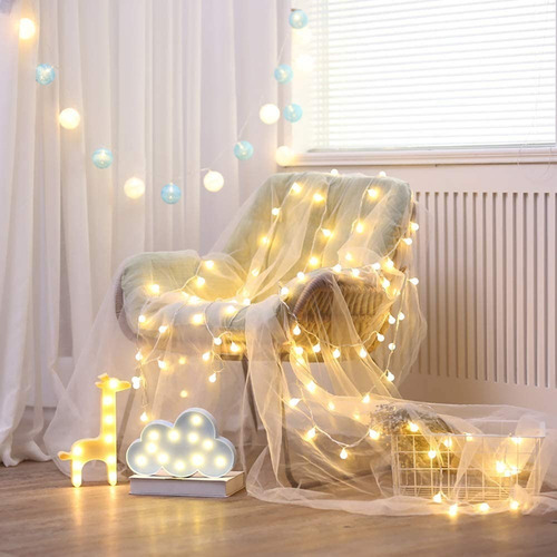 Serie Led Luces Globo 7.5m 50led Usb Navidad Decorativas Luz