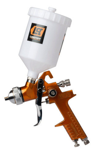 Pistola Gravedad Hvlp Pintar Para Compresor Lusqtoff As-1004
