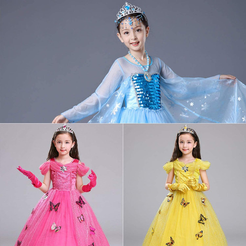 Tiara De Princesa, Diadema, Conjunto De Vestir Para Niñas Pe