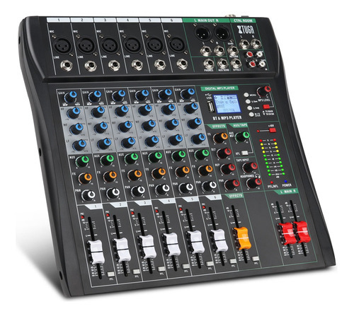 Mezcladora Mixer De 6 Canales 16 Efectos Ct60x-usb Xtuga