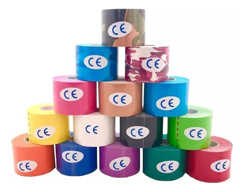 10pcs - Cinta Kinesiologica Vendaje Neuromuscular Tape