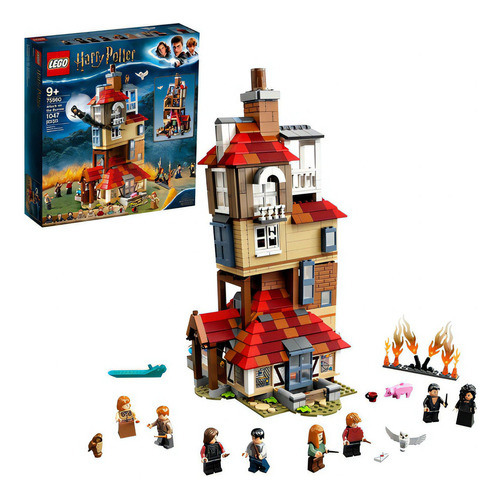 Set de construcción Lego Harry Potter Attack on the Burrow 1047 piezas  en  caja