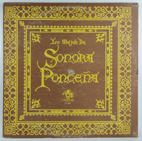 Lp Vinilo Sonora Ponceña Lo Mejor De La Sonora Ponceña