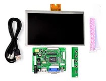 Comprar Display Lcd 7 Raspberry Controladora Y Botonera 1024*600