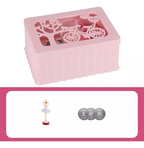 Imagen 3 de 5 de Caja Musical Con Muñeca Bailarina Joyero Premium Cosmeticos