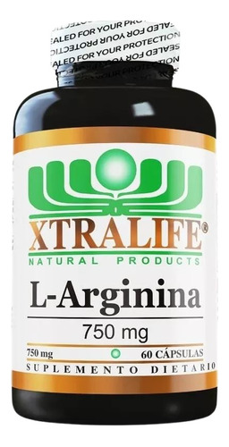 L Arginina 1500 Mg 60 Cápsulas - Unidad a $650