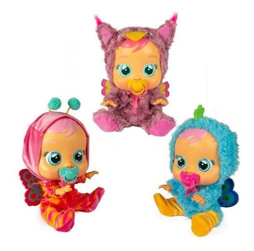 Imagen 4 de 7 de Cry Babies Bebés Llorones Ropa Para Muñeca Pijama Animalitos