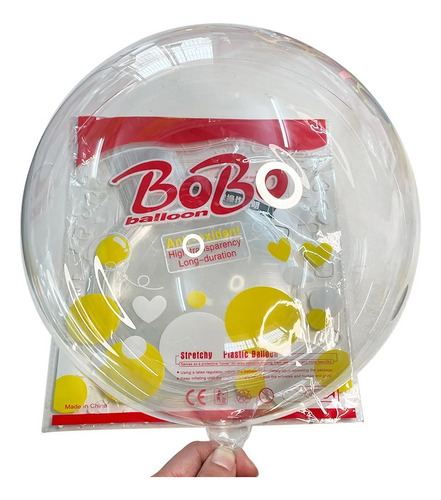 50 Balão Bubble 18 Polegadas Transparente Festa Decoração Ar