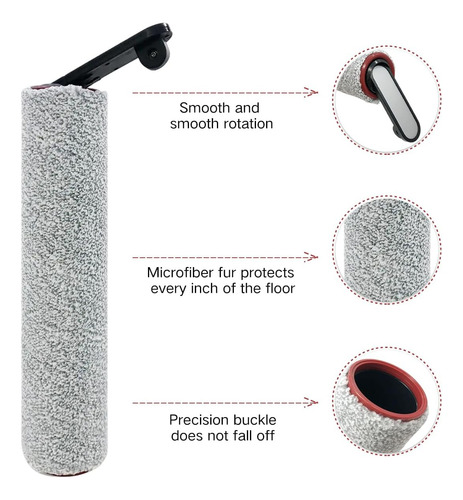 Filtro Hepa De Mreo Brushroller Para Dreametech H12 Pro Wet