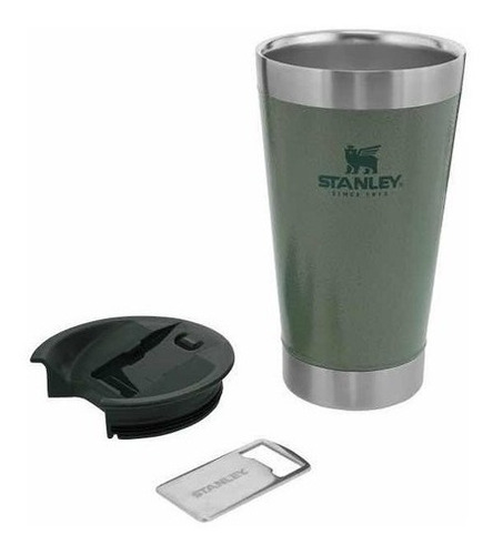 Imagen 3 de 6 de Vaso Térmico Para Cerveza Stanley Con Tapa 470ml