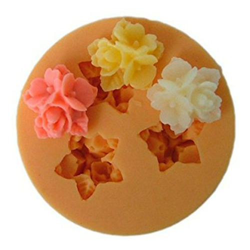 Molde Flores Fondant Mini, Pequeño, Rosa