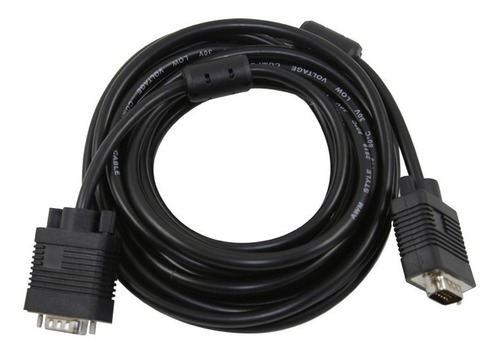 Imagen 3 de 4 de Cable Vga Macho A Macho Con Filtros Monitor Pc Tv Notebook