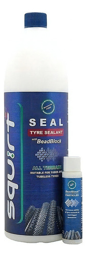 Selante Pneu Tubeless Squirt Seal 1 Litro + Beadblock 30ml