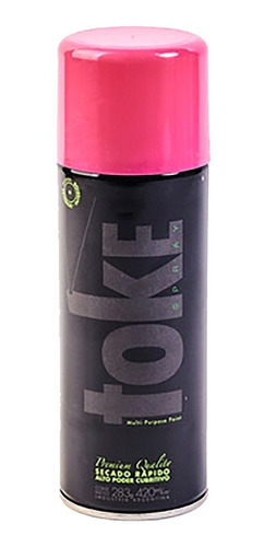 Pintura En Aerosol Toke Rosa Intenso 420 Ml Sibaco