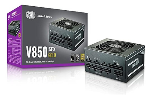 Cooler Master V850 Sfx Gold Full Modular, 850w, 80+ Gold Eff