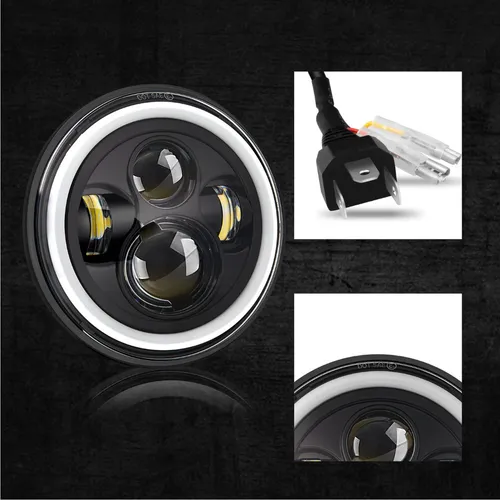 Qu Faro Led Redondo De 7 Pulgadas For Camión 4 X 4