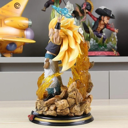 Action Figure Gotenks Ssj3 Boneco Dragon Ball Z 21cm C/led