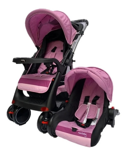 Coche  Para Bebe Reversible+silla De Carro+cubrepie Envio Ya