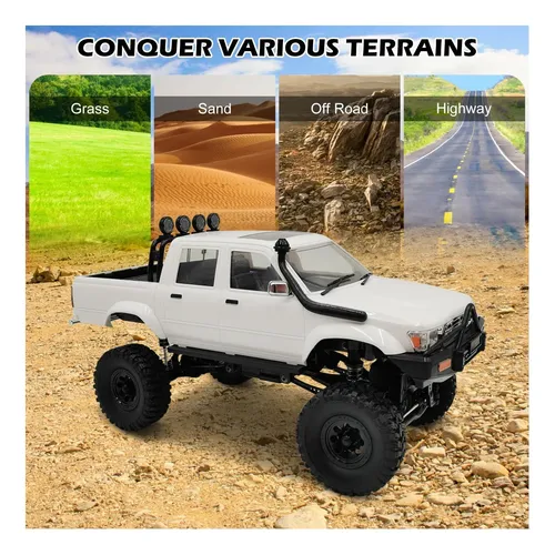Dodoore Rc Rock Crawler Wpl C64-1 Caminhão Rc, Caminhão De E