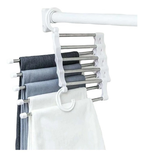 Organizador De Closet Colgador De Pantalones 5 En 1