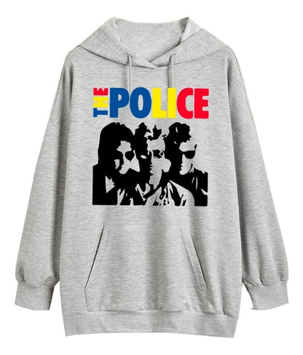 Buzo The Police Banda  Frizado   Logo Algodon Unisex