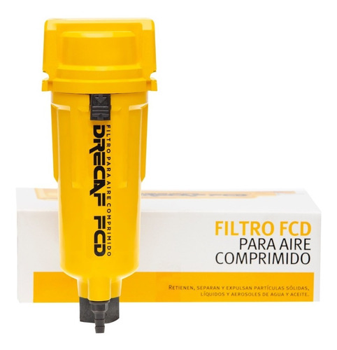 Filtro Separ. Líquidos Para Aire Comprimido Drecaf Fcd L60