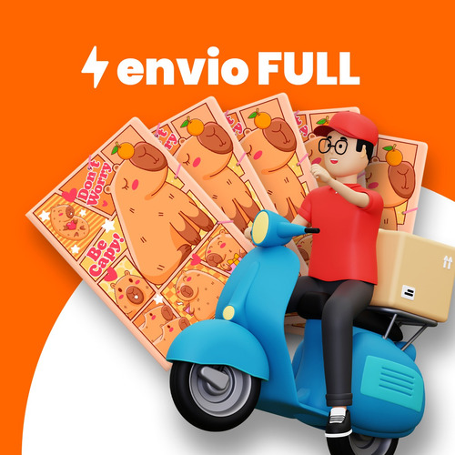 Kit 5 Pastas Aba Elástico A4 Capivara Be Capy