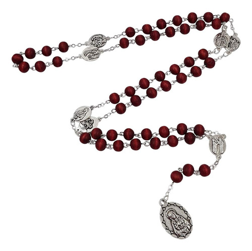 Talisman4u Seven Sorrows Of Mary Rosario Chaplet Red Rose De