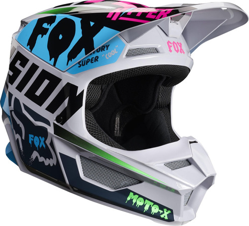 Casco Moto V1 Czar Gris Fox