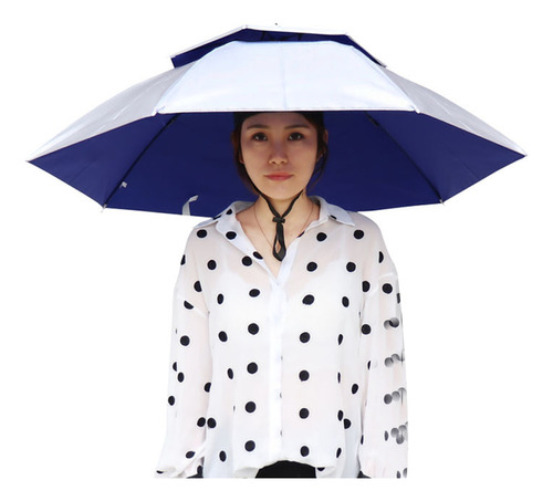 Sombrero Para Lluvia, Doble Capa, Protector Solar Para Sende