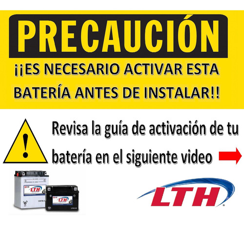 Batería Lth Moto Suzuki Ts400 Apache 1973 400cc