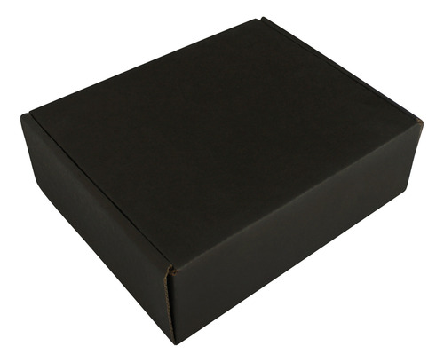10 Mailbox 33x25x10 Caja De Envíos Color Doble Negro Gr-2