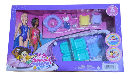 Barbie Mermaid Power Bote Con Accesorios (hhg60)