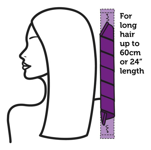 Curlformers Bigudíes De Pelo De Lujo Tipo Cilindro Rizos Gla