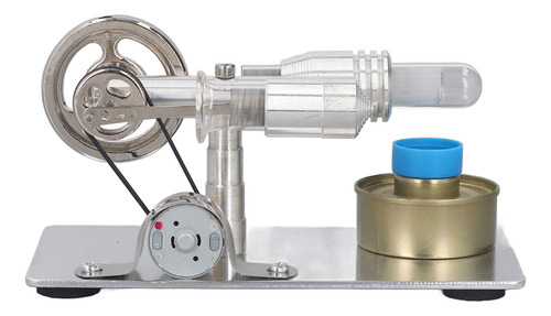 Modelo De Motor Stirling De Aire Caliente Para Niños, Led Co