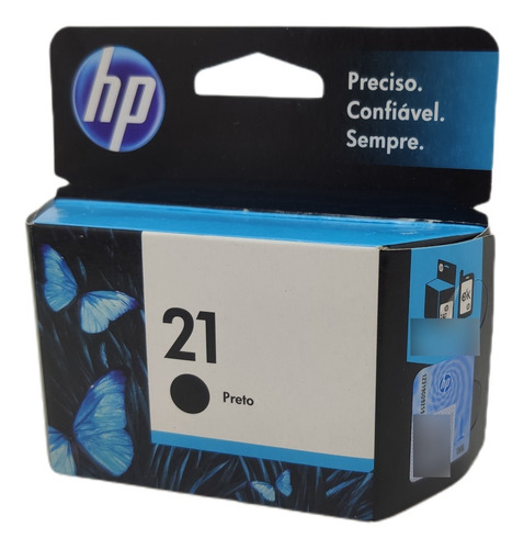 Cartucho 21 Preto Original Hp 1410 1415 F4180 F380 F340