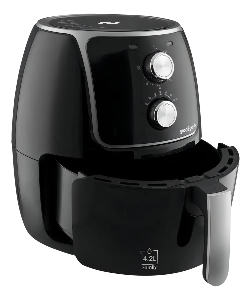 Fritadeira Elétrica Airfryer GooDGo 4.2L 1400W Sem Óleo