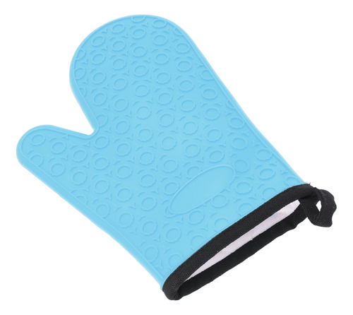 Guante De Cocina Azul Para Hornear, De Silicona, Guante Alto