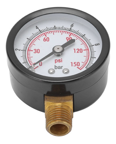 Vertical Pressure Gauge Meter Standard Range Brass G1 0