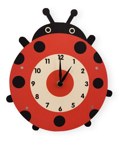 Imagen 2 de 7 de Reloj Forma Catarina Que Mueve Las Patitas Ideal Para Niños