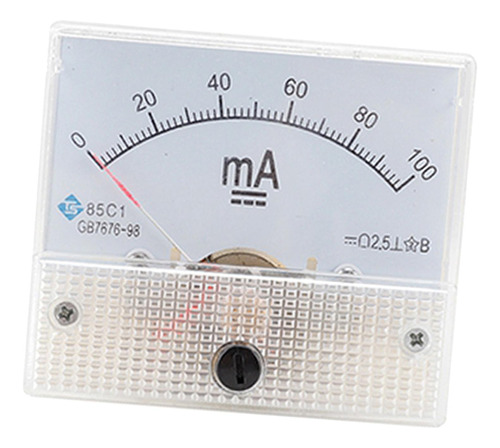 Medidor De Panel Analógico Clase 2,5 Para Prueba De 0-100ma