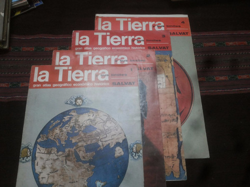 Fasiculos La Tierra Y Sus Limites Salvat 1967 X 4 Unid.