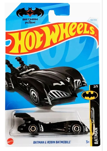 Hot Wheels 2024 Batman & Robin Batmobile 54/250 Batman 2/5