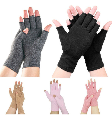 5 Pares De Guantes De Compresión Antiartritis