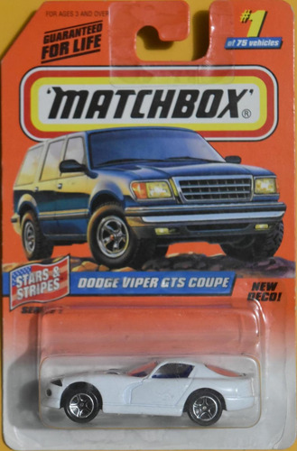 Matchbox Dodge Viper Gts Coupe  #1